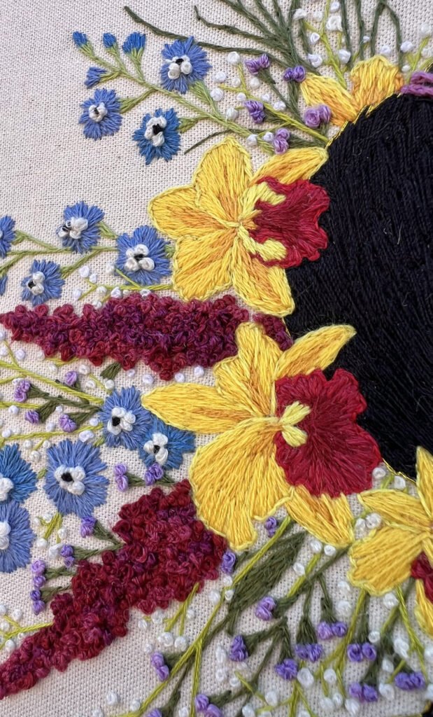 Detalhe de «Autorretrato Shibari & Flores - 4» (2025), Rod RAS