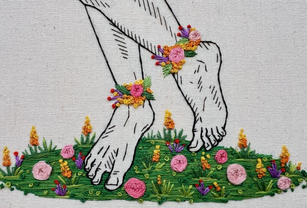 Detalhe de «Primavera» (2023), Rod RAS