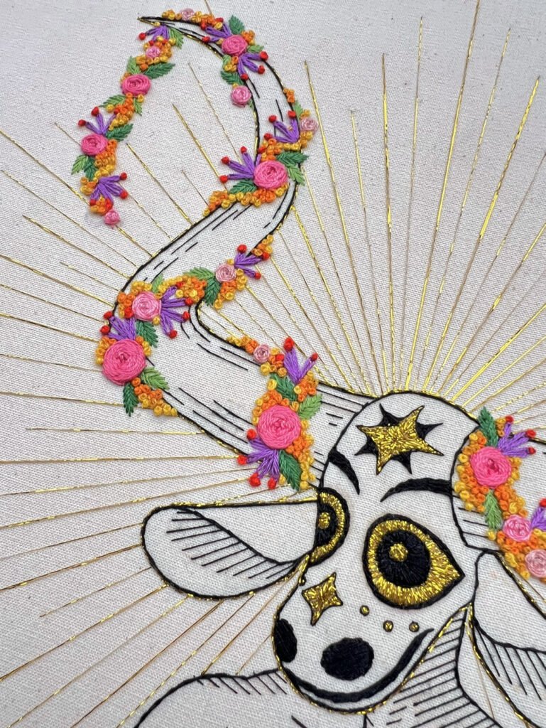 Detalhe de «Primavera» (2023), Rod RAS