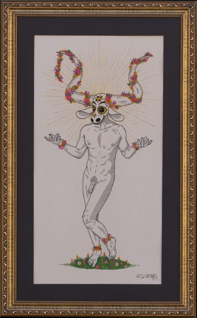 «Primavera» (2023), Rod RAS — obra em bordado
