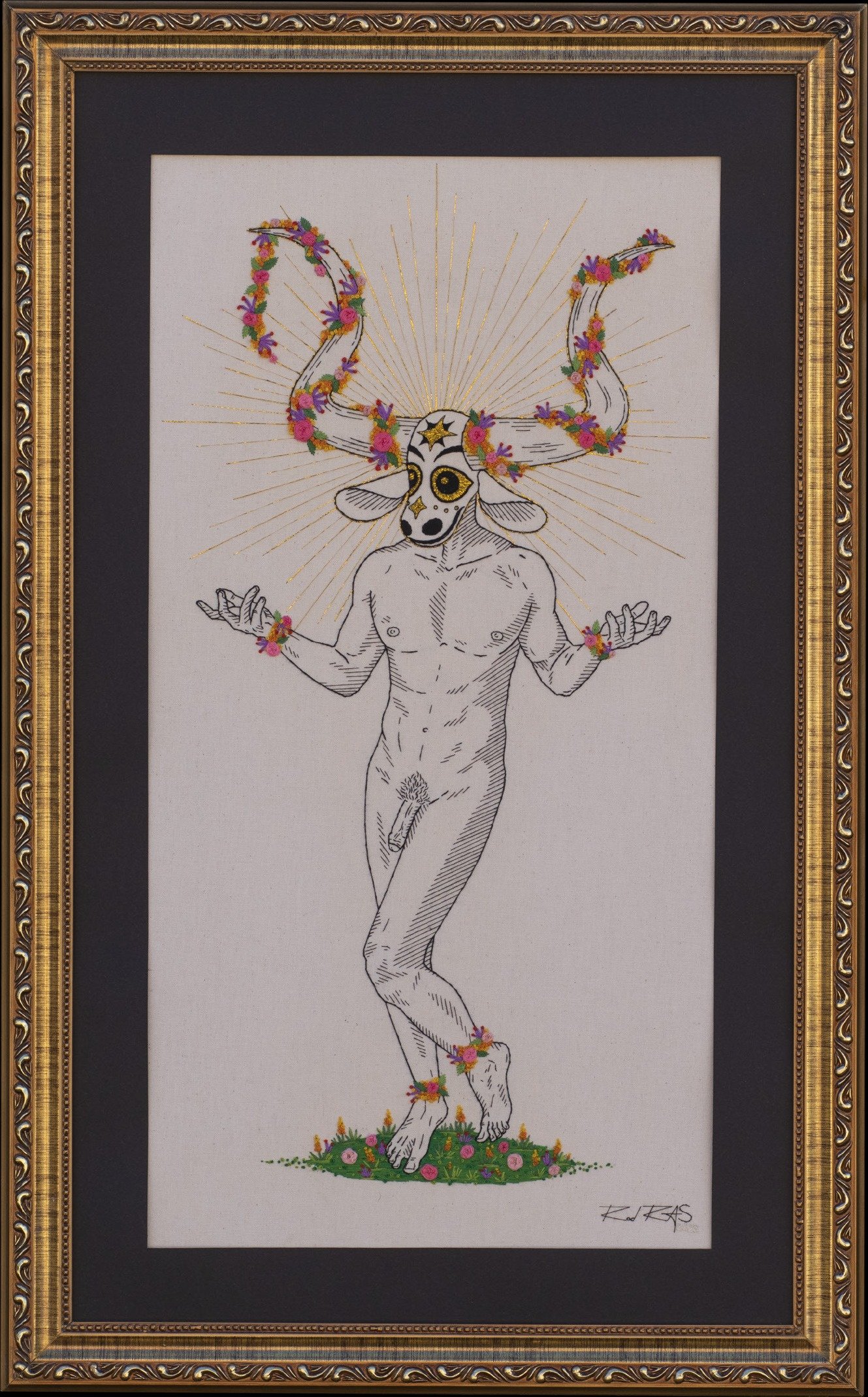 «Primavera» (2023), Rod RAS — obra em bordado