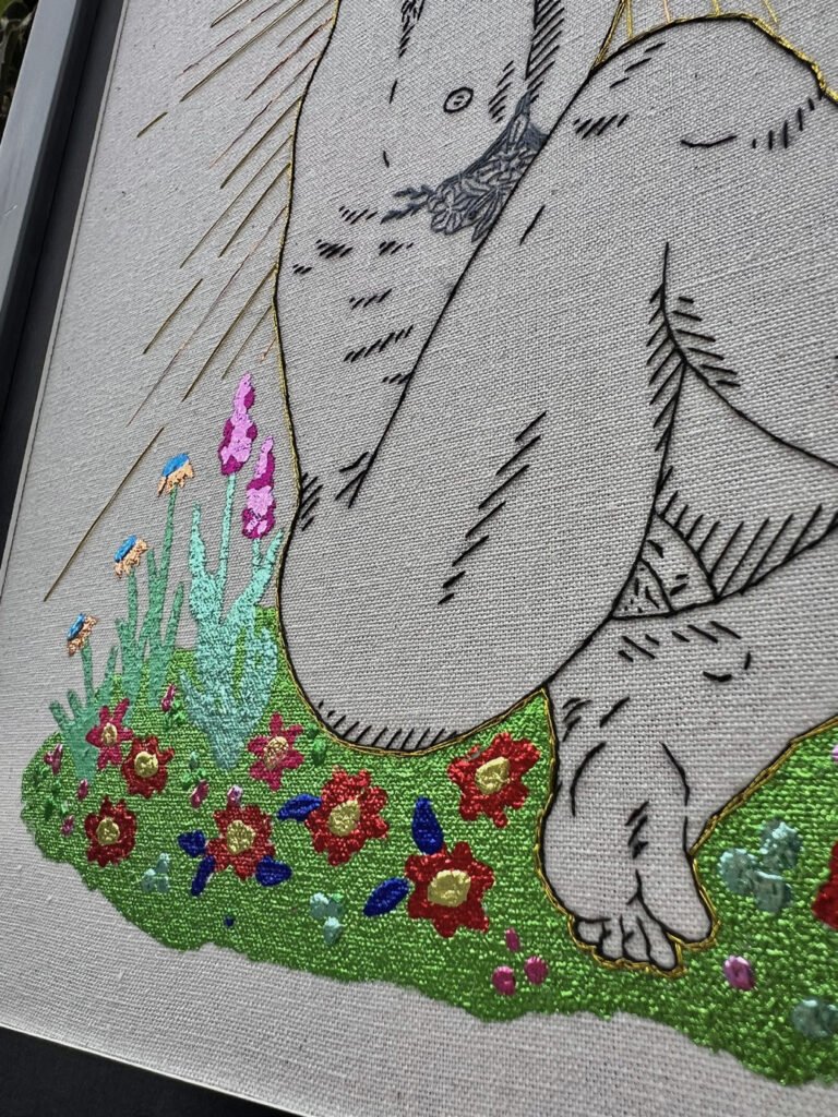 Detalhe de «Garden boy» (2025), Rod RAS