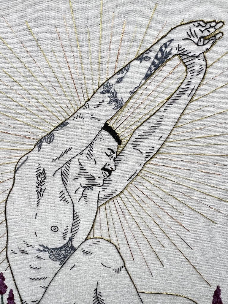 Detalhe de «Garden boy» (2025), Rod RAS