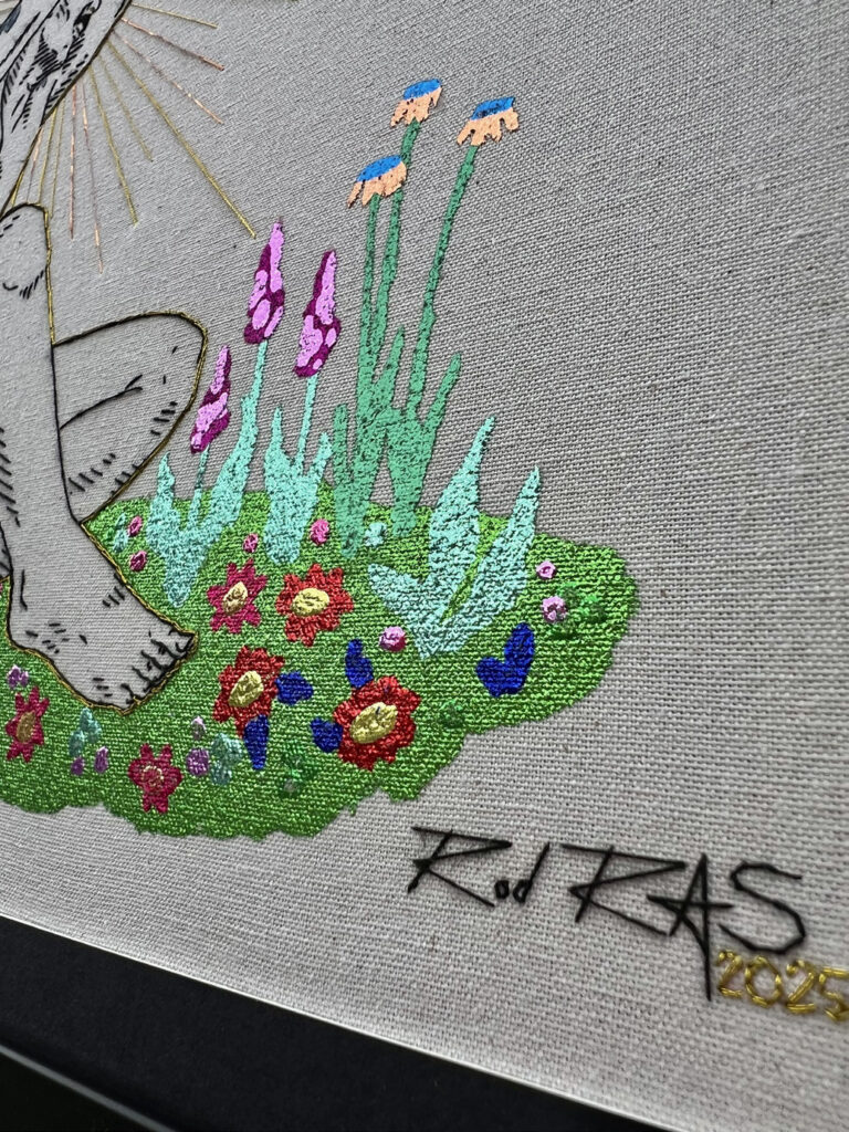 Detalhe de «Garden boy» (2025), Rod RAS