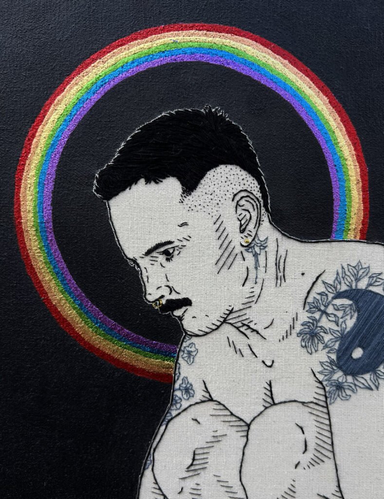 Detalhe de «Brilho no Escuro» (2026), Rod RAS