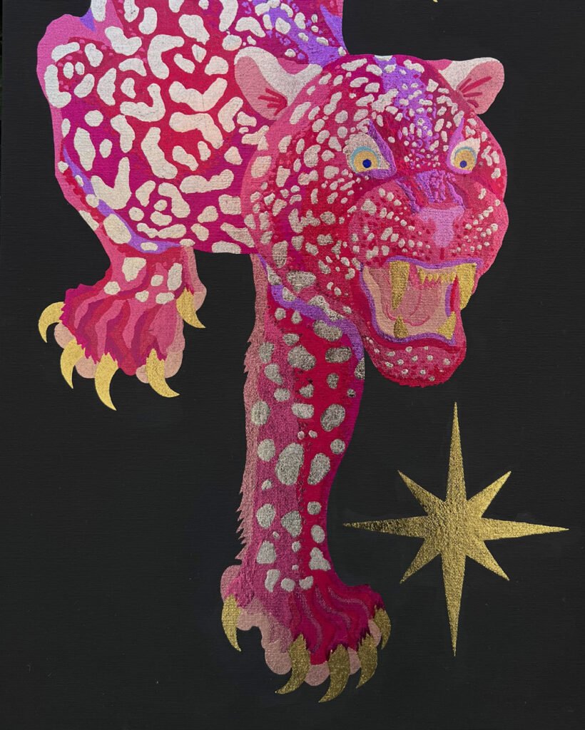 Detalhe de «Loucura Cor-de-rosa» (2026), Rod RAS