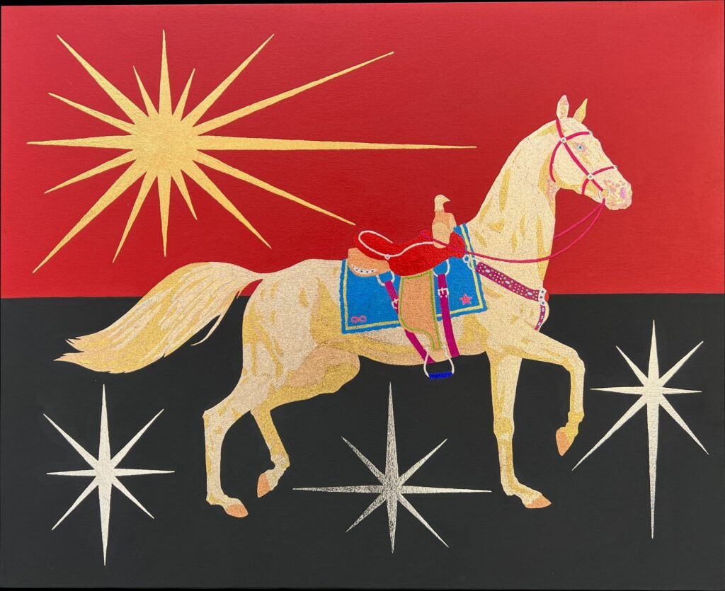 «A Sorte» (2026), Rod RAS — obra em bordado